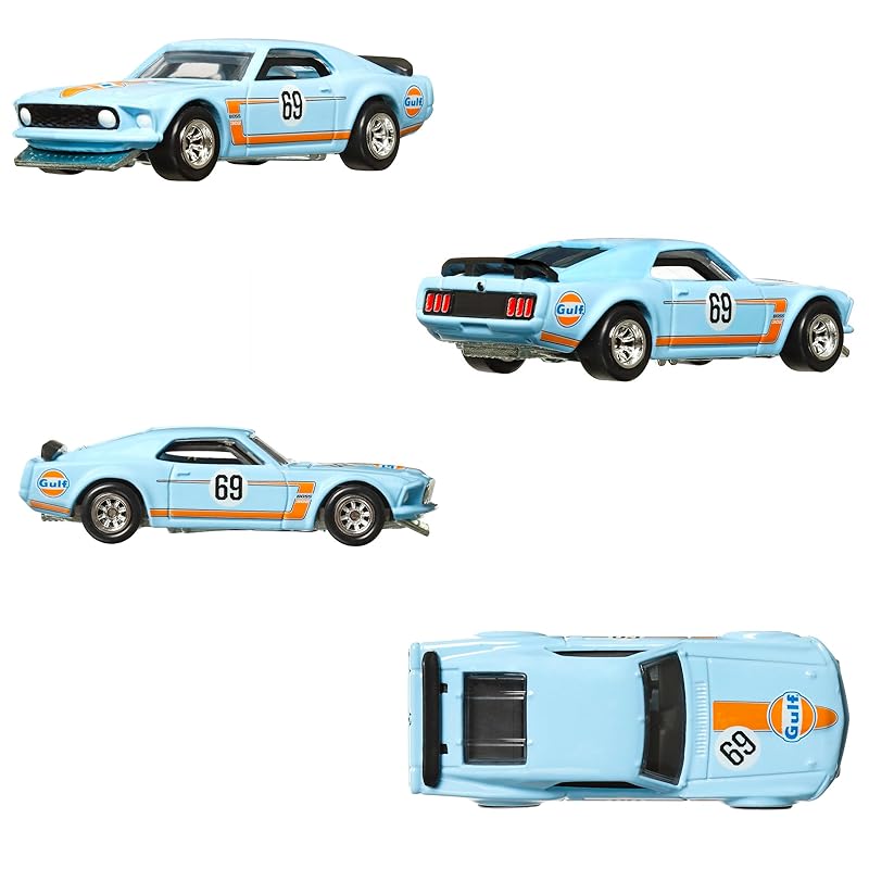 Колеса Hot Wheels) премиум 2 пакета 1969 ford mustang BOSS 302 / 2014 custom [3 года~] HKF58