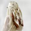 New 90cm Silk Scarf Large Square Scarf New Letter Printed Flower Sateen Scarf Wrap Scarf Silk Scarf