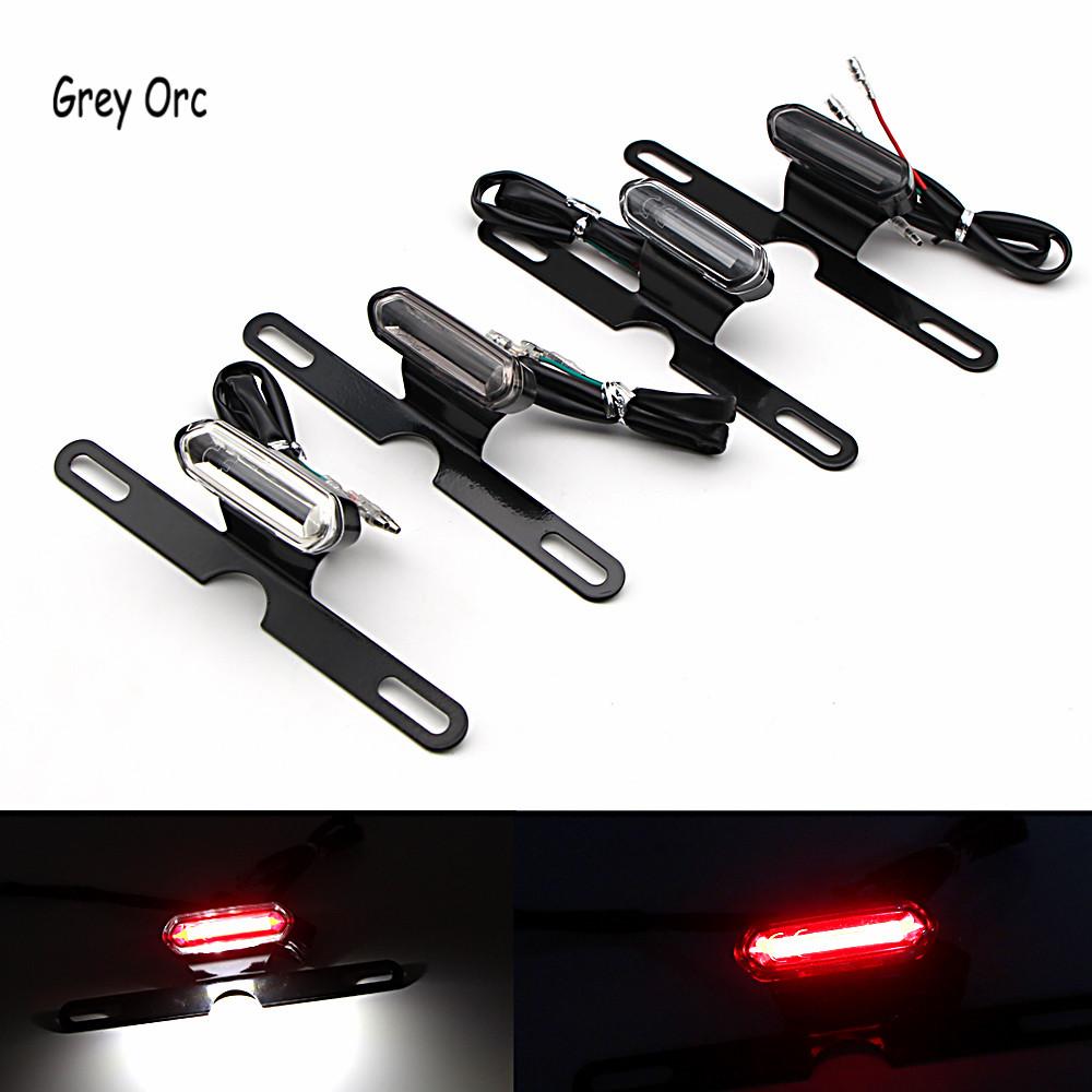 License Plate LED Light MOTO For BMW S1000R S1000RR HP4 F 650 700 800 G 650 R GS GT ST Universal Motorcycle