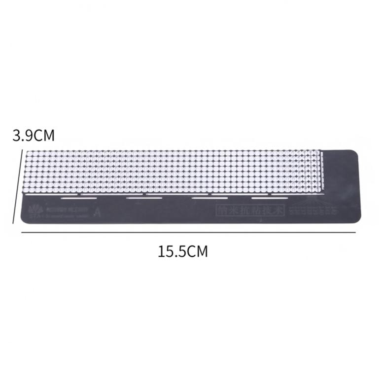 Accessories Storage Diamond Drawing Ruler Dot Drill Tool Mesh Ruler Stainless Steel Ruler Tool