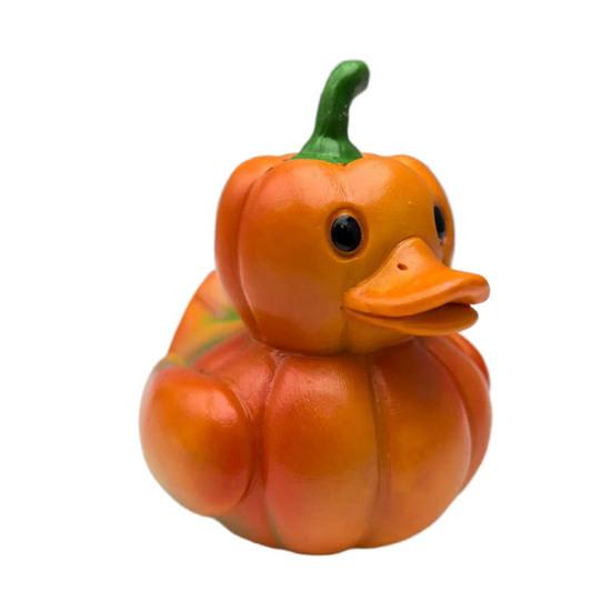 Vegetable Duck Figurine 3D Tomato Mushroom Duck Statue Resin Vegetable-Themed