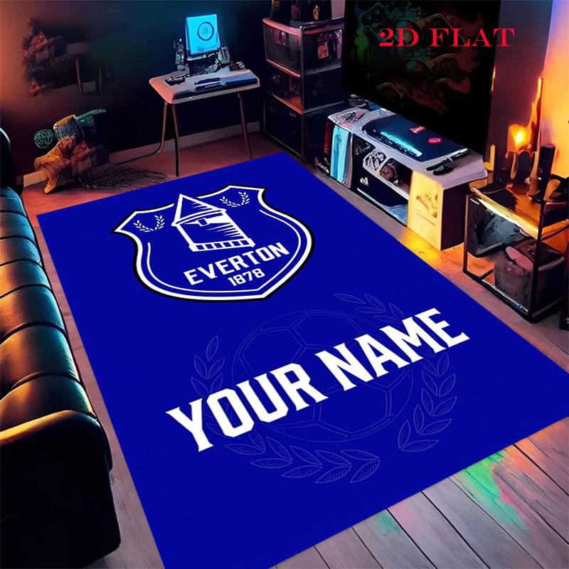 Custom Everton Carpet Rug for Living Room Bedroom Home Sofa Decoration,Kids play Nonslip Floor Mat
