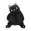 Morisaka Global Mochineko Plush Toy, Black (L) MONE-0350B