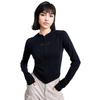 Jin Yujie Women's 2025 Summer Hooded Slim-Fit Knitted Cardigan