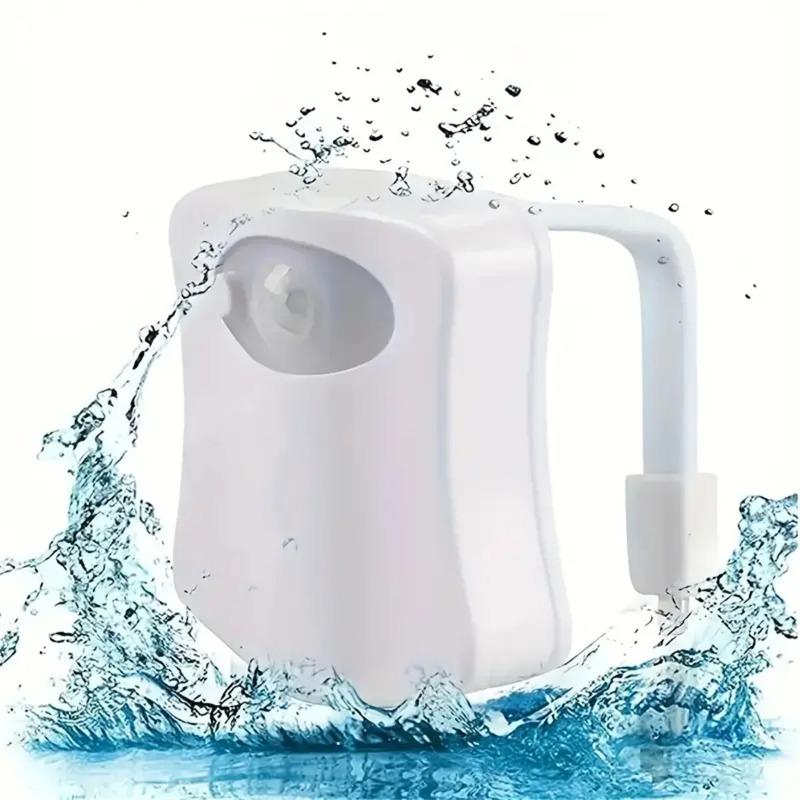 8/16 Colors Motion Sensor Light Wireless LED Night Light RGB Lamp Toilet Bathroom Atmosphere Light Colorful Sensor Night Lights