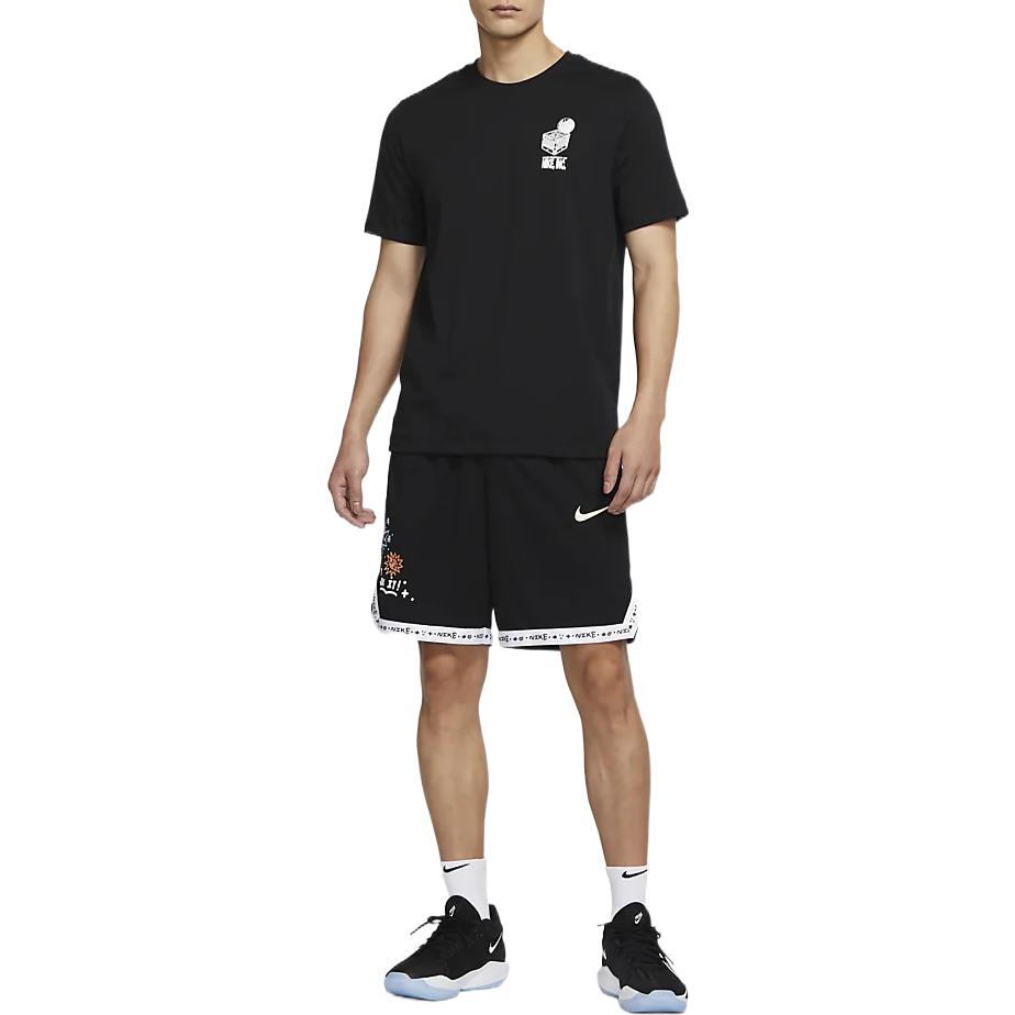 Nike Мужская футболка с втачным рукавом Черная DR7638-010