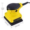Electric Random Orbital Sander Rectangular Powerful Low Vibrations 11000RPM For Woodworking Polishing Carpentry