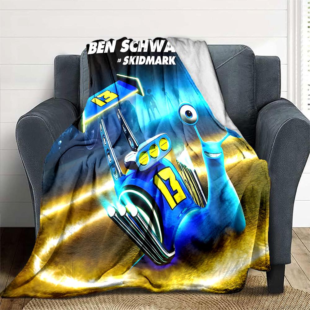 1pc TURBO3 Blanket, Gift, for Men and Women, Soft Blanket, Good for Sofa Bed Couch Travel, Lightweight Flannel Blanket