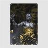 Israel Adesanya Gold Metal Plaque Poster Wall Mural Club Bar Retro Wall Decor Tin Sign Poster