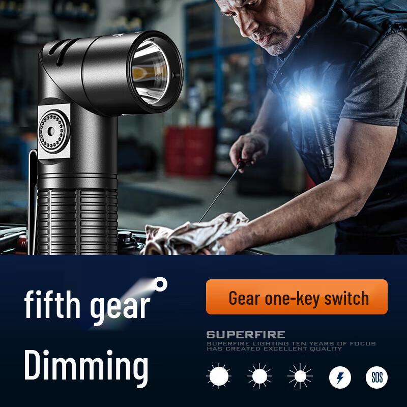 SupFire G19-S Rechargeable LED Work Light Flashlight