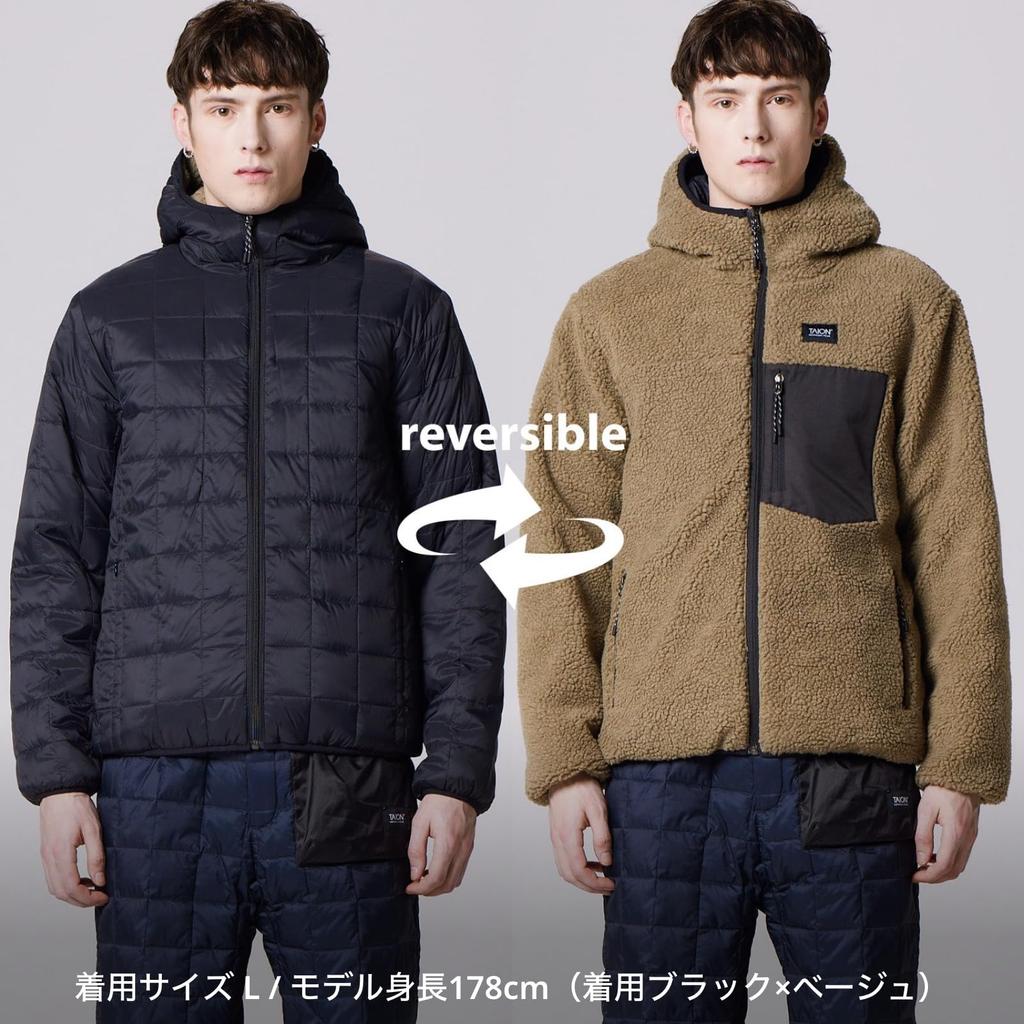 Taion Унисекс Горная Двусторонняя Пуховая Толстовка с Капюшоном и Боа R106MB