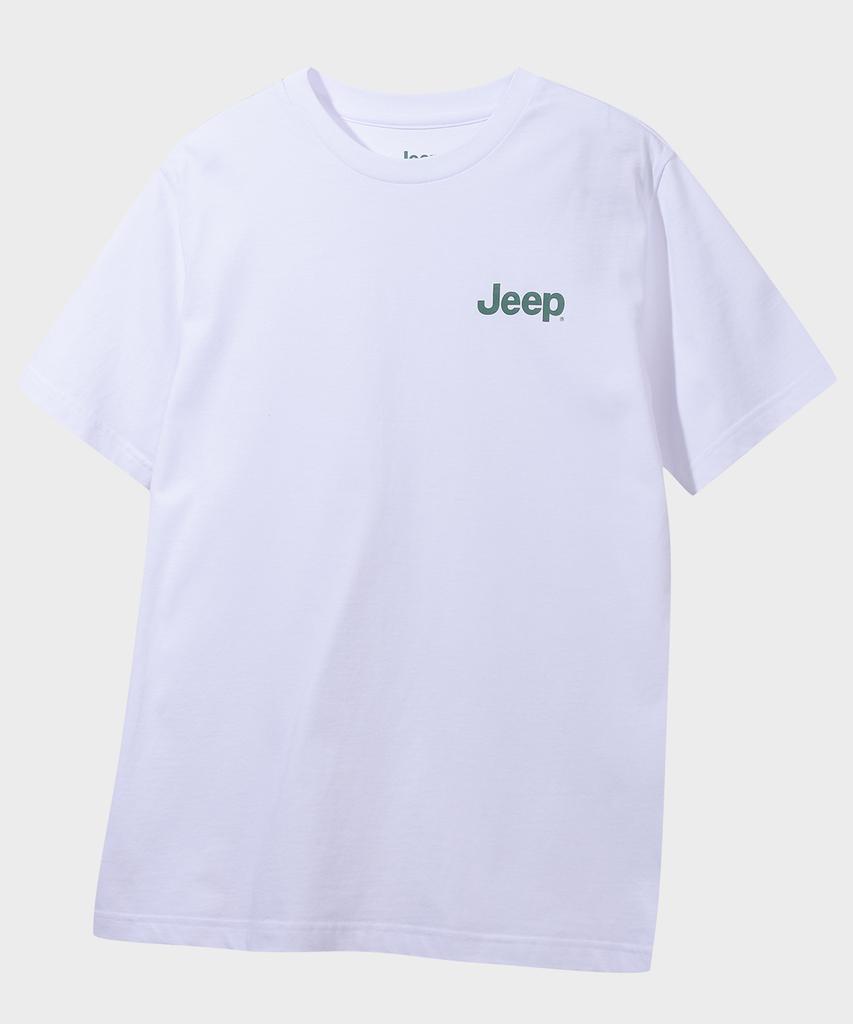 JEEP Футболка с коротким рукавом, 30 шт., хлопок, маленький логотип (Jr5Tsu092Ow)