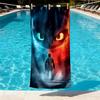 How to Train Your Dragon Print Beach Towel Design, Soft, Lightweight. for Home Bathroom, Spa, Pool, Yoga, Surfing, Camping, Gift for Family, Friend