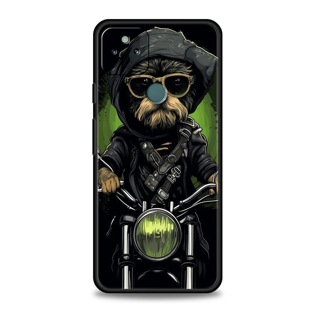 Motorcycle Phone Case Cover for Google Pixel 10 9 8 7 6 9A 8A 7A 6A Pro Shockproof Soft TPU 9 Pro XL Shell Capas Funda Coque Bag