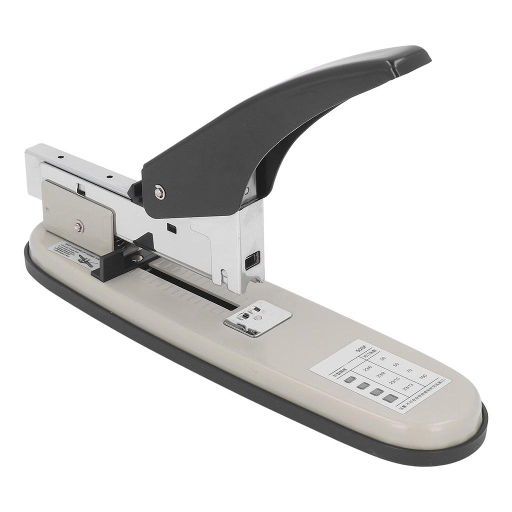 Large Stapler Effort Saving Steel Anti Slip Ergonomic Easy 100 Sheets Capacity Desk Staple