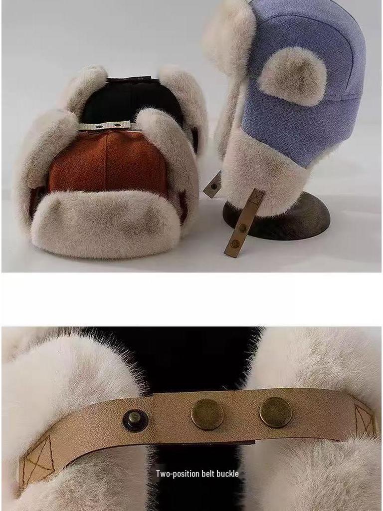 Шапка с теплой флисовой подкладкой и защитой ушей для зимних видов спорта на открытом воздухе