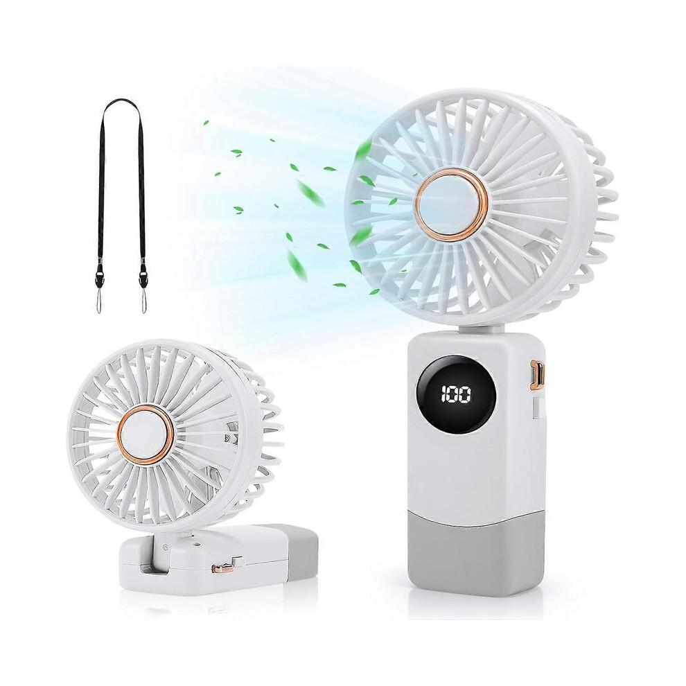 Portable USB Rechargeable Handheld Fan 5 Inch