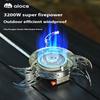 ALOCS Газовая печь Outdoor Camping 3200W Split - медная горелка, 320 г, сверхлегкая для высокогорного кемпинга/походов