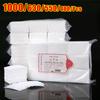 400/550/630/1000Pcs Nail Cotton Manicure Napkins Pedicure Lint-Free Wipes Cleaner Paper Pads Tool Nail Polish Remover Cotton Nail Cleaning Tablet