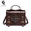 Luxury Designer Bag for Women 2024 New Shoulder Bag Punk Retro Style Women's One-shoulder Oblique Bag Clocks and Watches Shape Bag