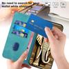 Knurling Three-dimensional Block PU Leather Wallet Card Bag Phone Case for Oppo A36,A53,A72,A54,F19,Reno6 Lite,Realme 9i,Realme 10,Realme C55...