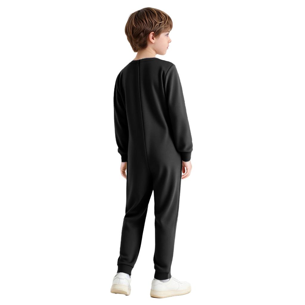 Unisex Kids All Day Jumpsuit Cotton Adaptive Clothing with Back Zipper for Special Needs Comfort