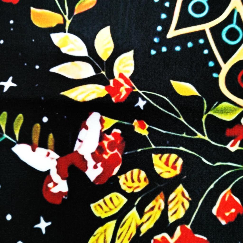 COZENTA Tarot Tarot Flower Mat, Tapestry, Cloth, Large, Thick, 60x60cm, Mandala, Moon,