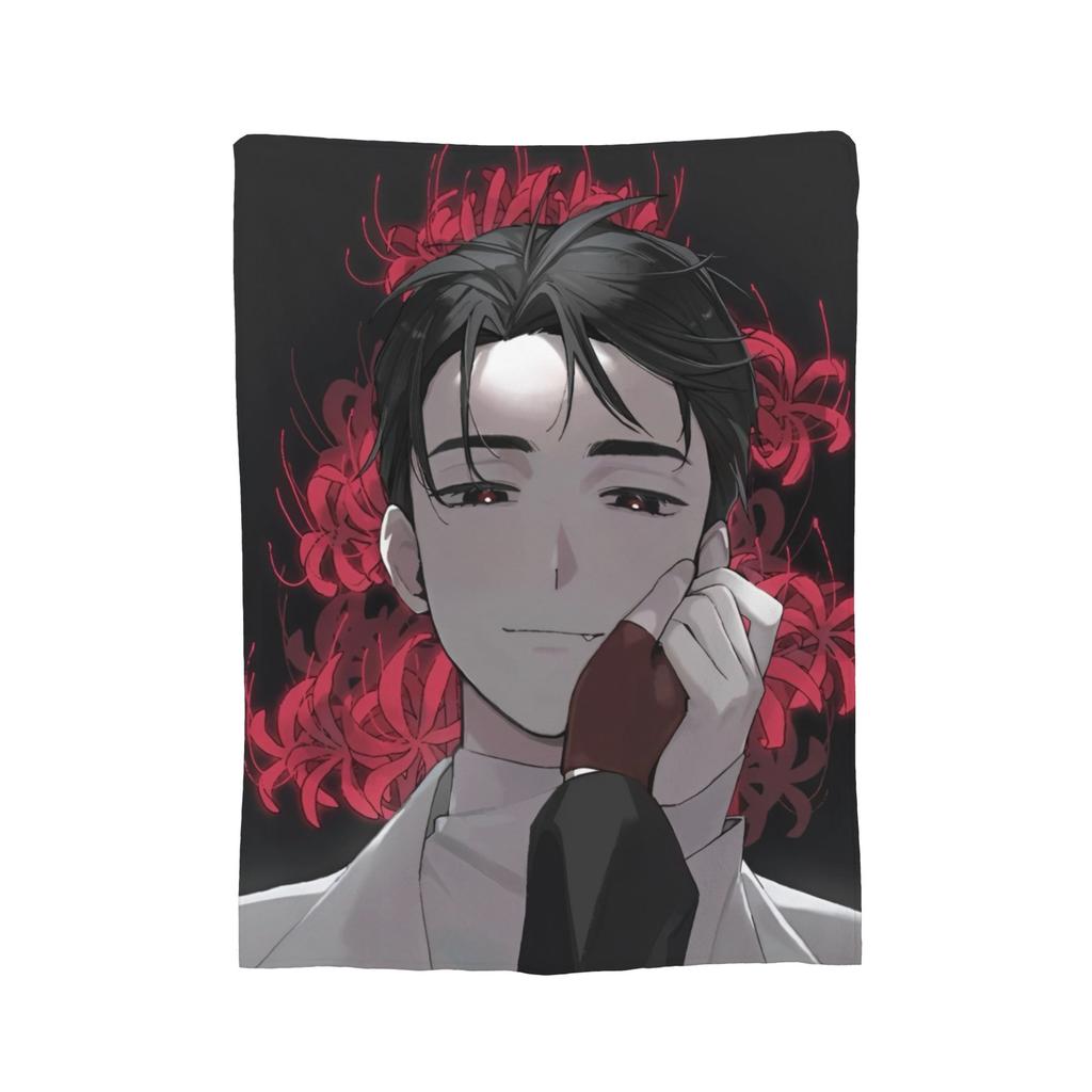 Инопланетная сцена Аниме Плед Фланелевый Мизи Суа Тилл Иван Хюна Лука Легкий Накидной Плед для Путешествий на Самолете Постель Коврик