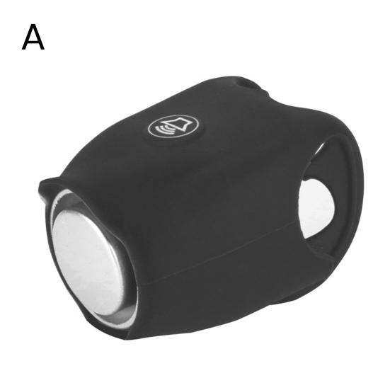 Electric Bicycle Bell Handlebar Mounted 130dB High Decibel Rainproof Battery Operated Universal Silicone
