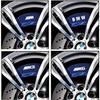 X6 X7 4pcs Car brake Caliper Sticker For bmw M Sticker X1 X3 X4 X5 X6 X7 e46 e90 f20 e60 M3 M5 M6 Car accessories styling