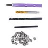 34PCS Set Metric Thread Repair Kit 304 Stainless Steel Thread Repair Installation Kit