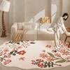 Carpet for Living Room Large Size Flower Shaped Carpets Cute Home Decoration Rug Bedroom Bedside Floor Mat Alfombra De Salón