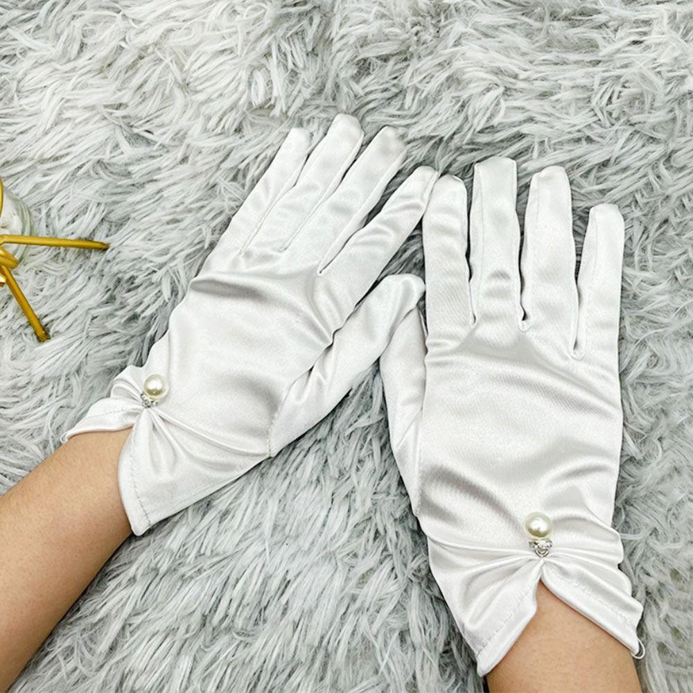 Аксессуары События Мероприятия Платье Свадебные Перчатки Невесты Перчатки для Вечеринки Длинные Варежки