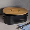 Storage Box Bread Bin Home Decoration Keeper with Lid for Supplies Birthday