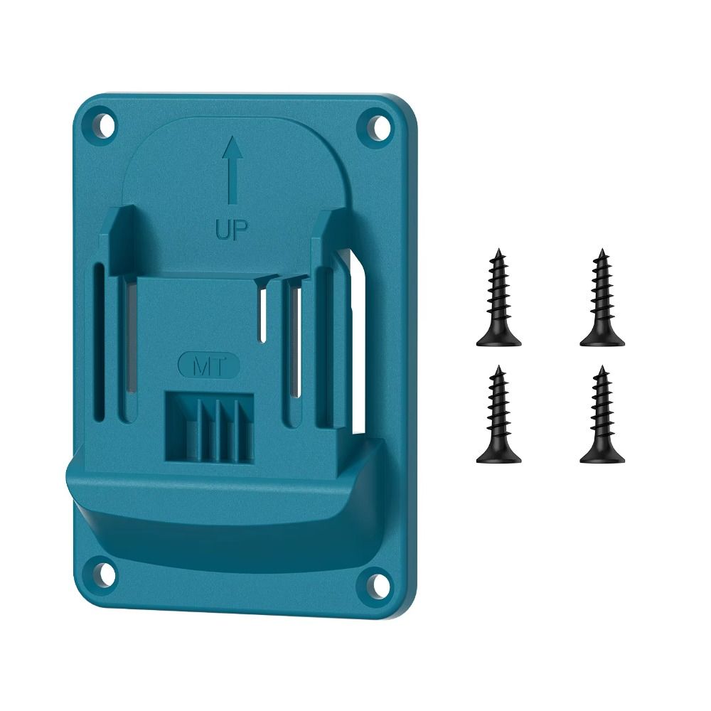 Настенный настенный кронштейн для аккумулятора Износостойкое основание для аккумулятора Держатель для электроинструмента для Makita 18V