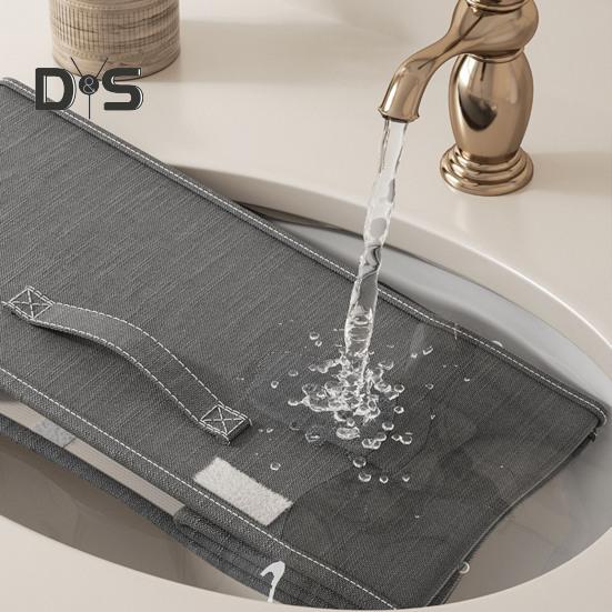 Ящик для хранения одежды с пылезащитной крышкой, складная конструкция, большая вместимость, корзина для хранения игрушек и одеял с усиленными ручками