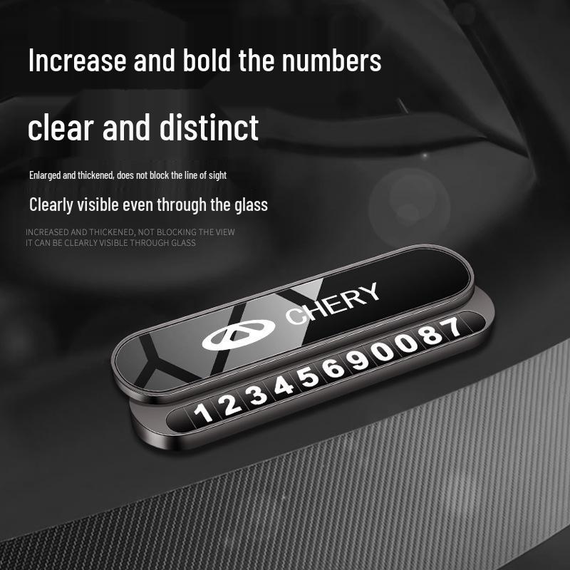 Совместимо с Chery Arrizo 5 PLUS, Tiggo 8, Explore 06, Fengyun T9, A8 Номерной знак для парковки Телефон Автомобильная передвижная карта