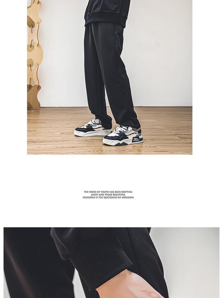 Мужские летние 2025 трендовые туфли на платформе - увеличивающие рост, универсальные, повседневные, нишевый спортивный стиль.