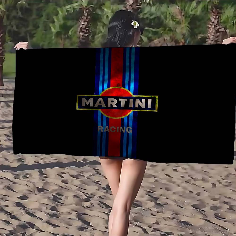 M-Martinis Racing Микрофибровое одеяло Быстросохнущие пляжные полотенца Большой размер с принтом Супервпитывающее полотенце-одеяло для бассейна
