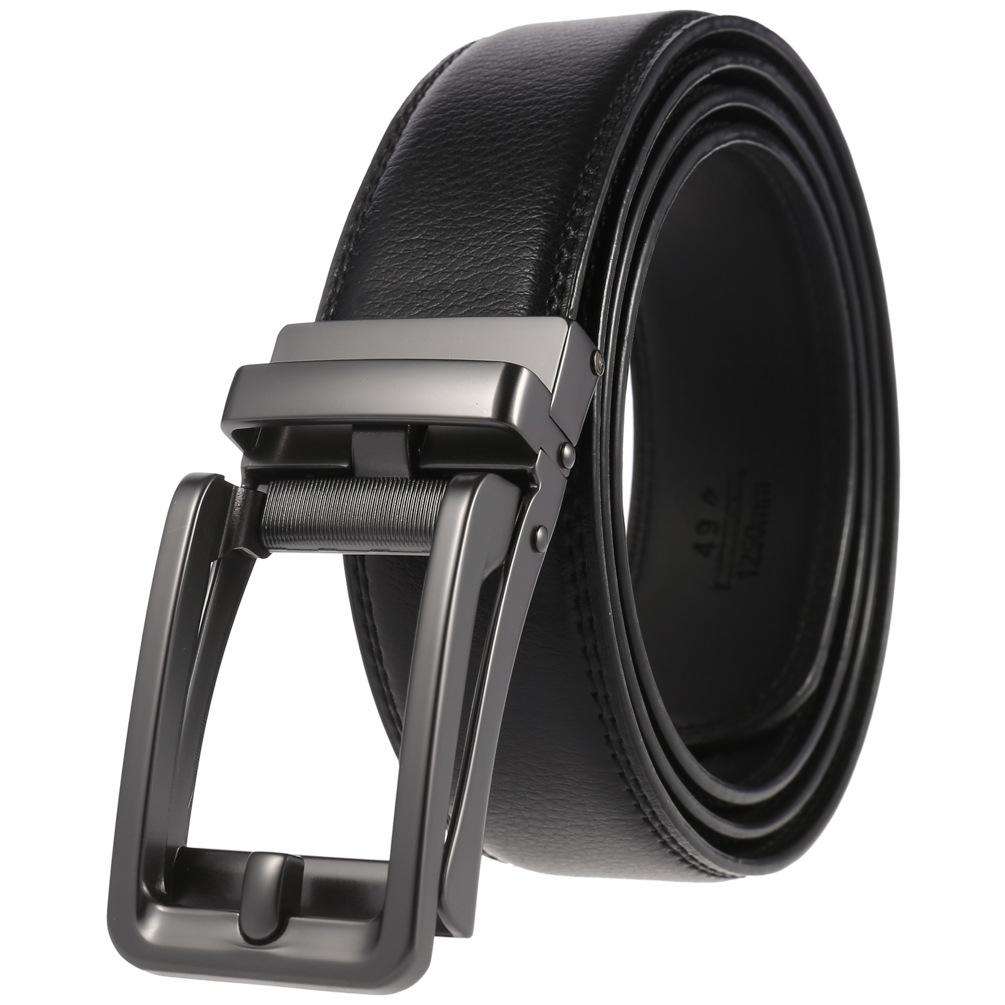 1 шт. Мужской ремень с автоматической пряжкой, модный деловой ремень из коровьей кожи, ремень Ly36-3 3315-1