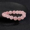 Мадагаскар Натуральный Розовый Кварц Круглые Бусины Браслет Набор для DIY
