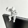 Креативное 3D-печатное украшение-горилла с рыком для монитора, Крутой декор-обезьяна для рабочего стола, подставки для монитора и офиса