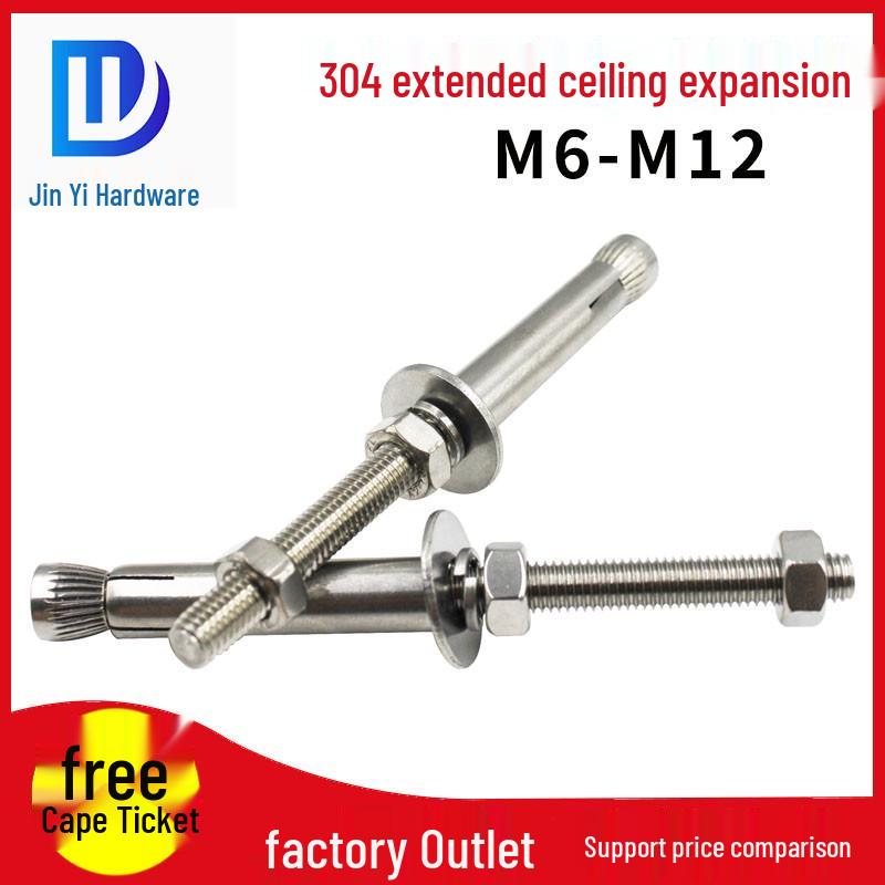 Сверхдлинный потолочный анкерный болт из нержавеющей стали 304 с резьбовой шпилькой