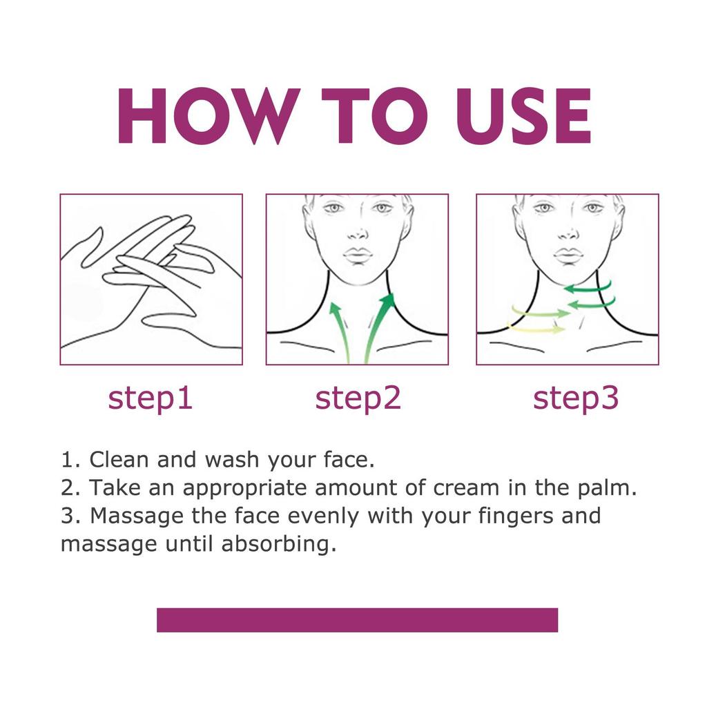 40 г Гидролизованный коллаген для шеи Jaysuing - Подтягивающий / Осветляющий линии шеи / Антивозрастной / Увлажняющий крем