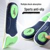 Высокоэластичная стелька для спорта: Амортизирующие ортопедические стельки с антибактериальным дезодорирующим покрытием 3A и противоскользящими свойствами для баскетбола и бадминтона.