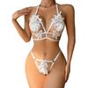 2 Piece Lingerie Set for Women Bra Panty Set Cutout Sexy Floral Lingerie