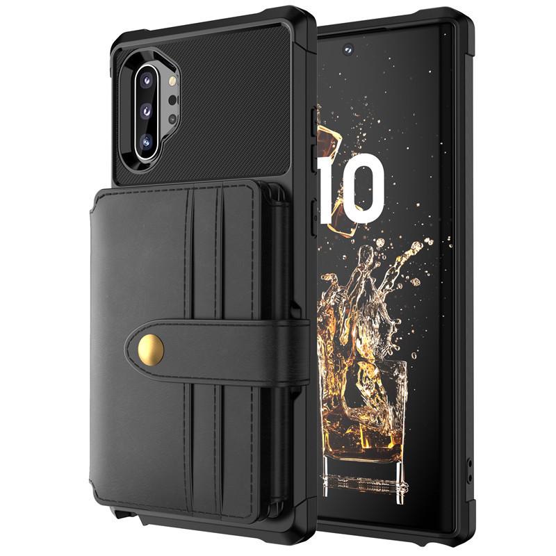 Многофункциональный чехол-кошелек Samsung Note 10 Plus — Ударопрочный и Совместимый с трансграничной доставкой
