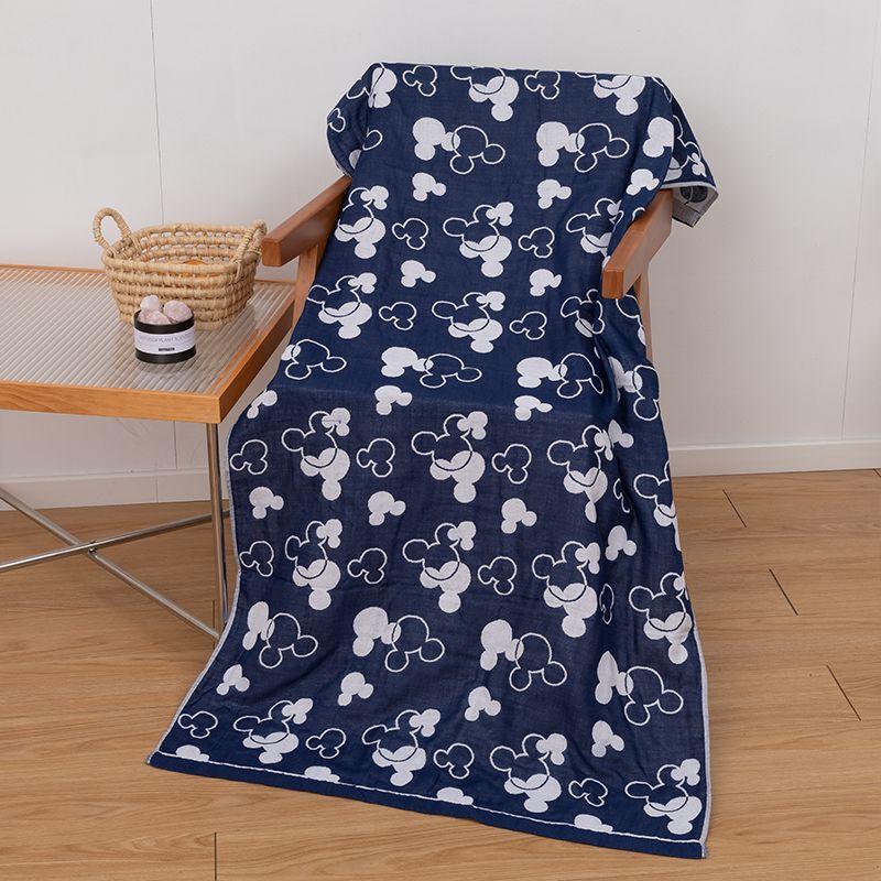 70x140 см банное полотенце из хлопковой марли для взрослых, бытовое, впитывающее, безворсовое, милое, мягкое, с рисунком из чистого хлопка, банное полотенце с песком