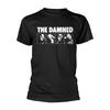 The Damned 'Headshots' Black T Shirt - NEW
