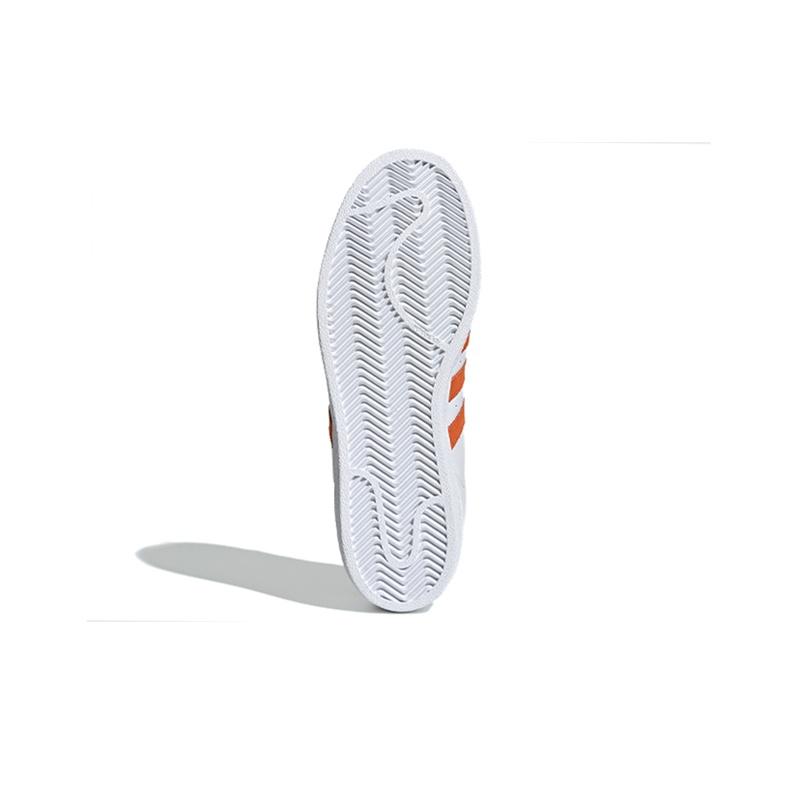 adidas Оригинальные кроссовки Superstar с низким верхом, кроссовки унисекс, оранжевые EE4472